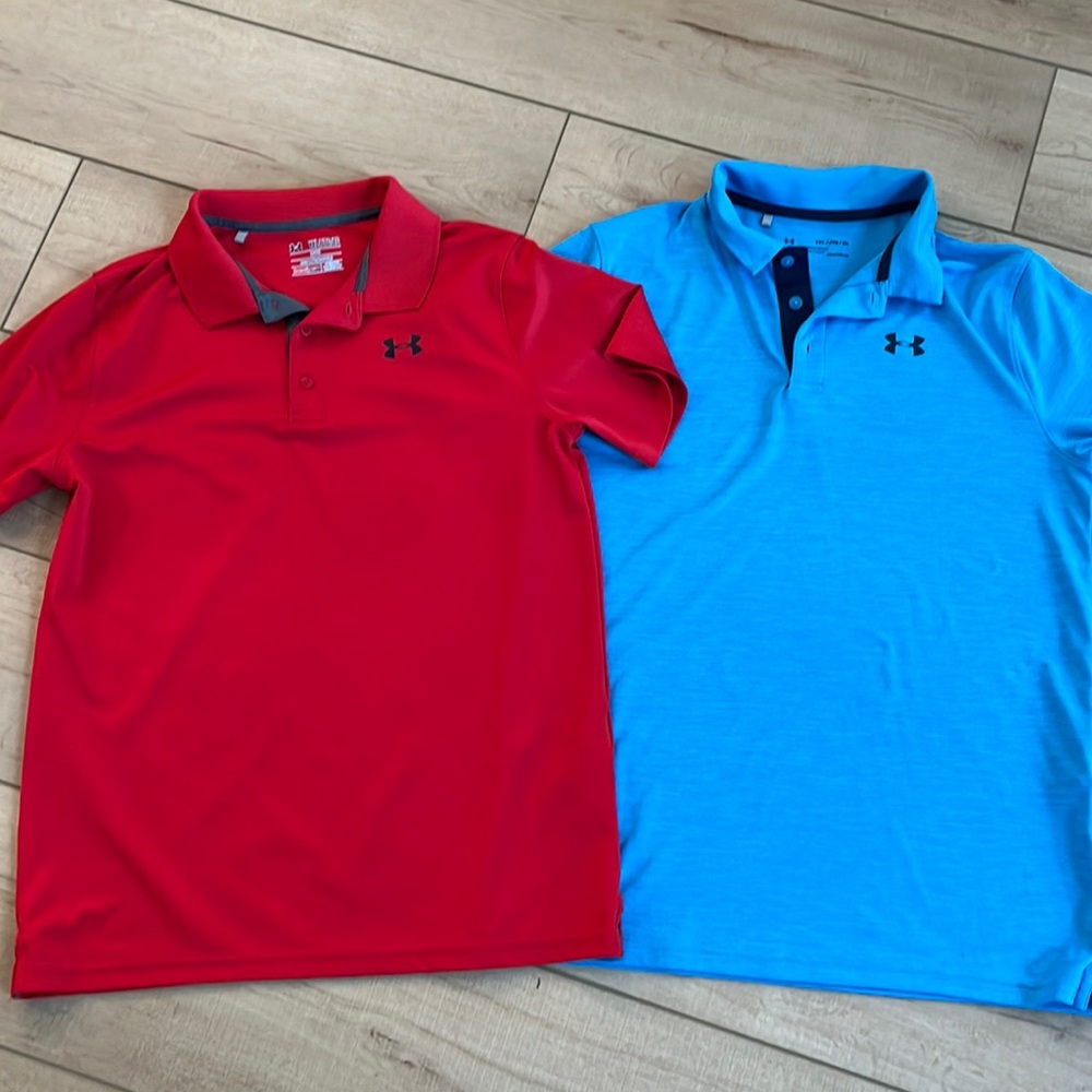 Under Armour dri-fit polos size youth XL